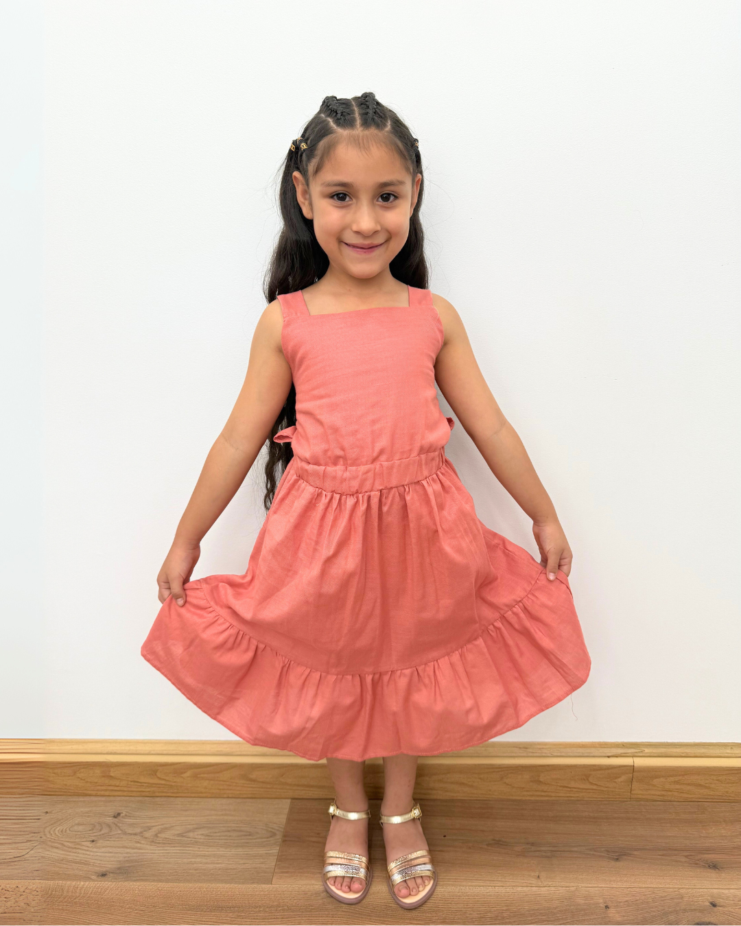 Vestido Niña En Resorte