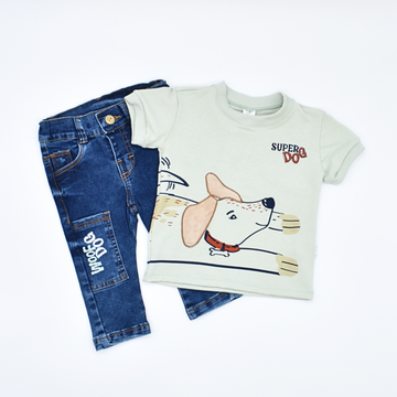 Conjunto en Jean Super Dog