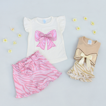 Conjunto en Short y Blusa de Moños