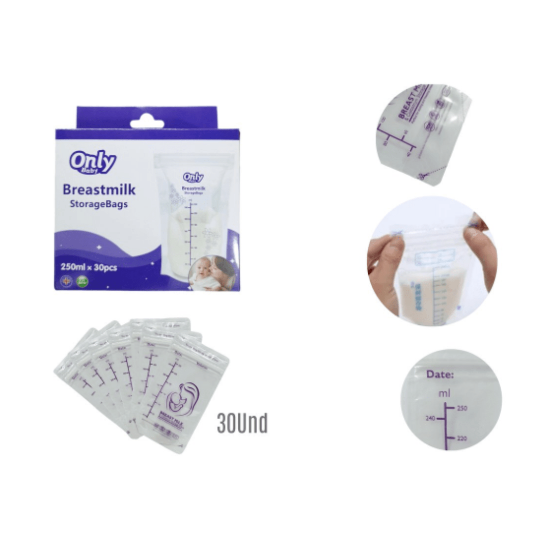 Bolsas Recolectoras De Leche Materna - Only Baby 30 Unidades