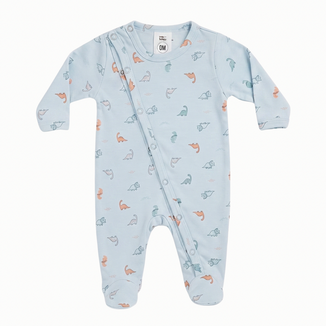 Pijama Enteriza De Bebé Dinosaurios Colors