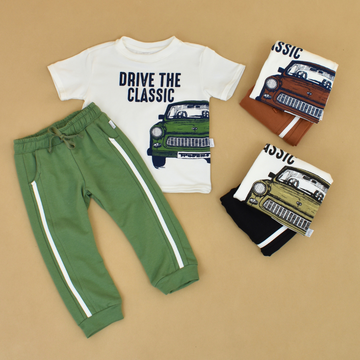 Conjunto de Sudadera y Camiseta Bebé Niño