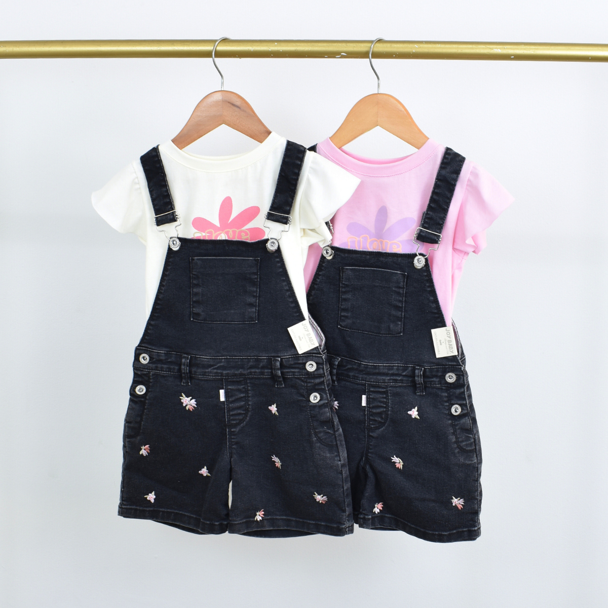 Overol en Denim Negro