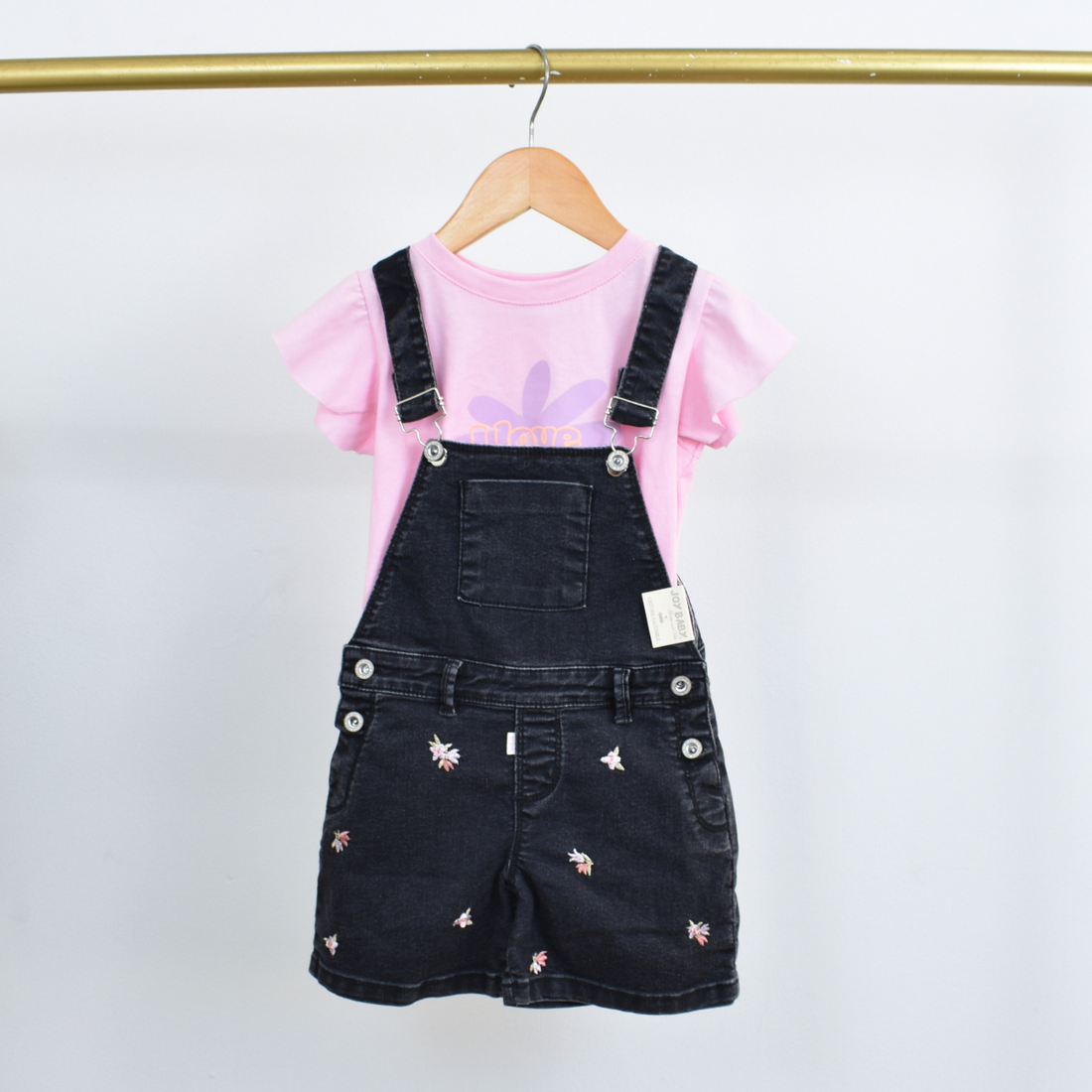 Overol en Denim Negro