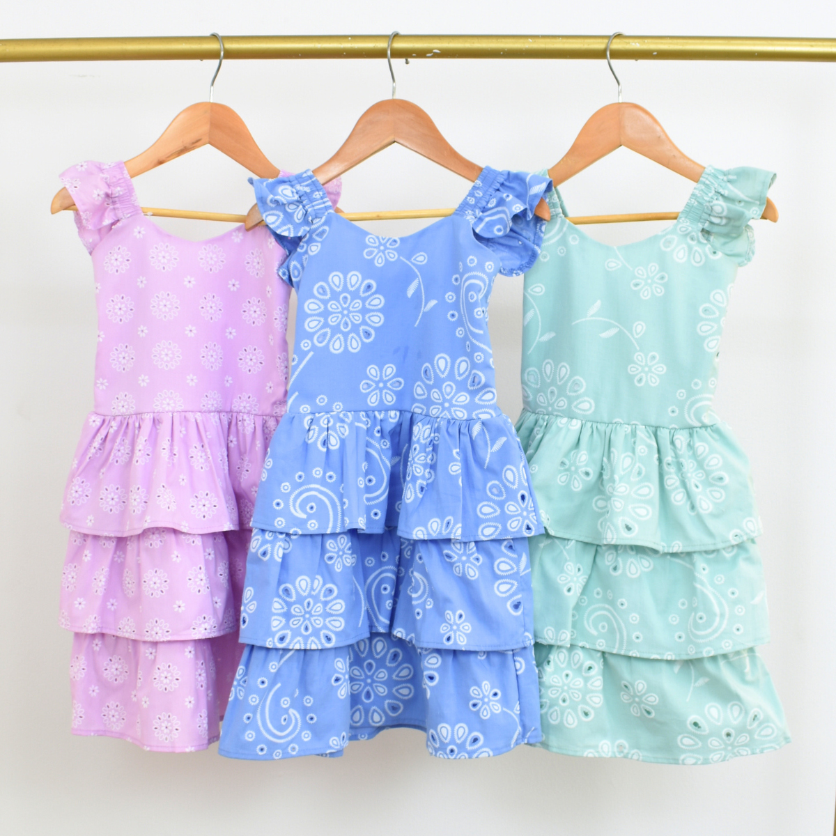 Vestido con Boleros en Tela Hoja Rota