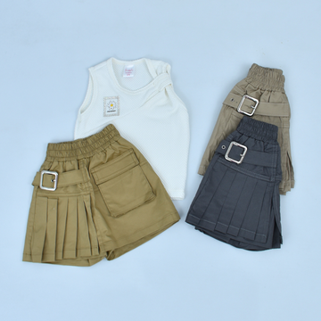 Conjunto Blusa con Falda Short