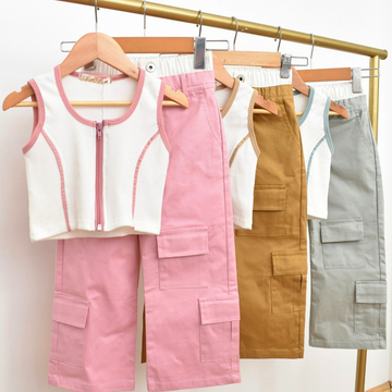 Conjunto Niña Pantalón Cargo