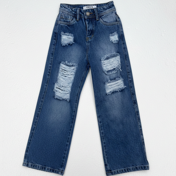 Denim Niña Bota Recta