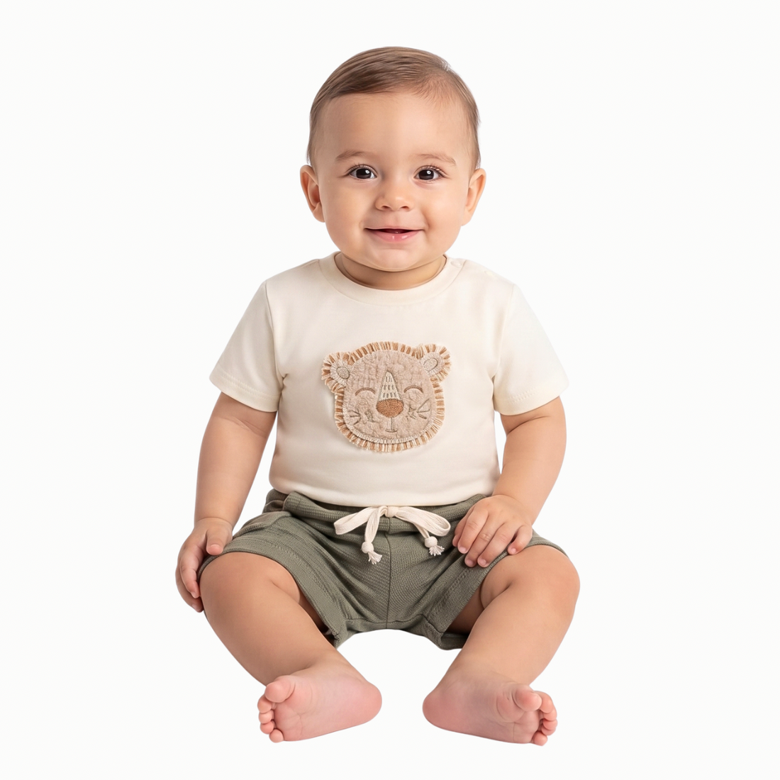 Conjunto Bebé En Short Leon