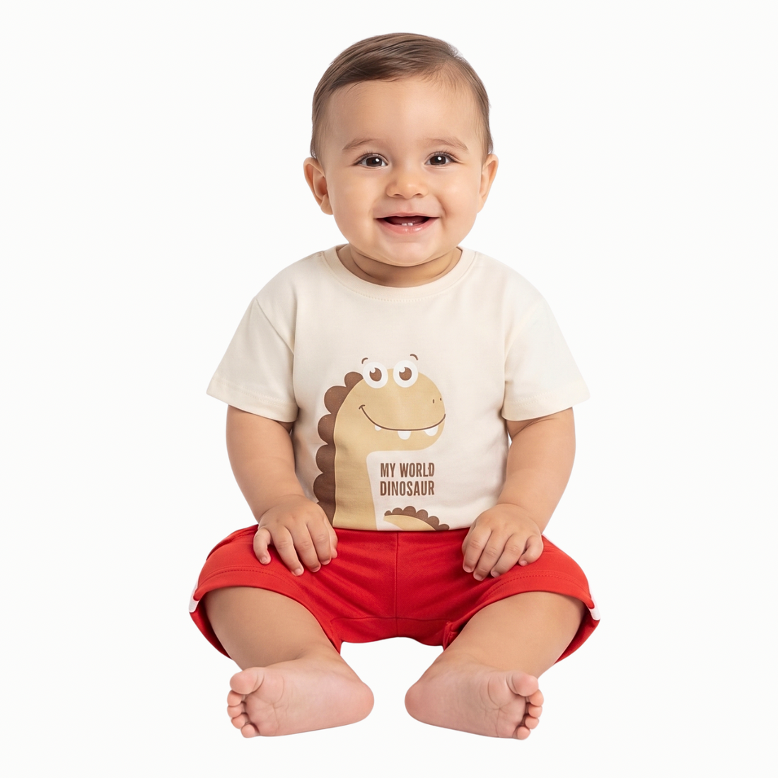 Conjunto De Bebé en Short Dino