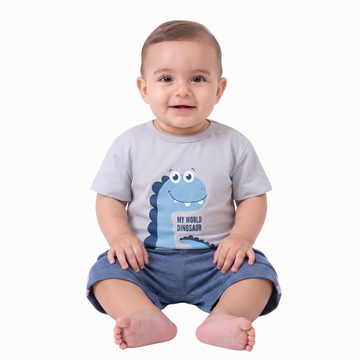 Conjunto De Bebé en Short Dino