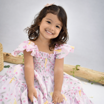 Vestido Alanna Resorte En Flores