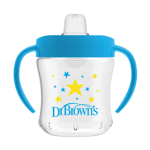 Vaso de Transición Azul con Boquilla Suave Dr. Brown's